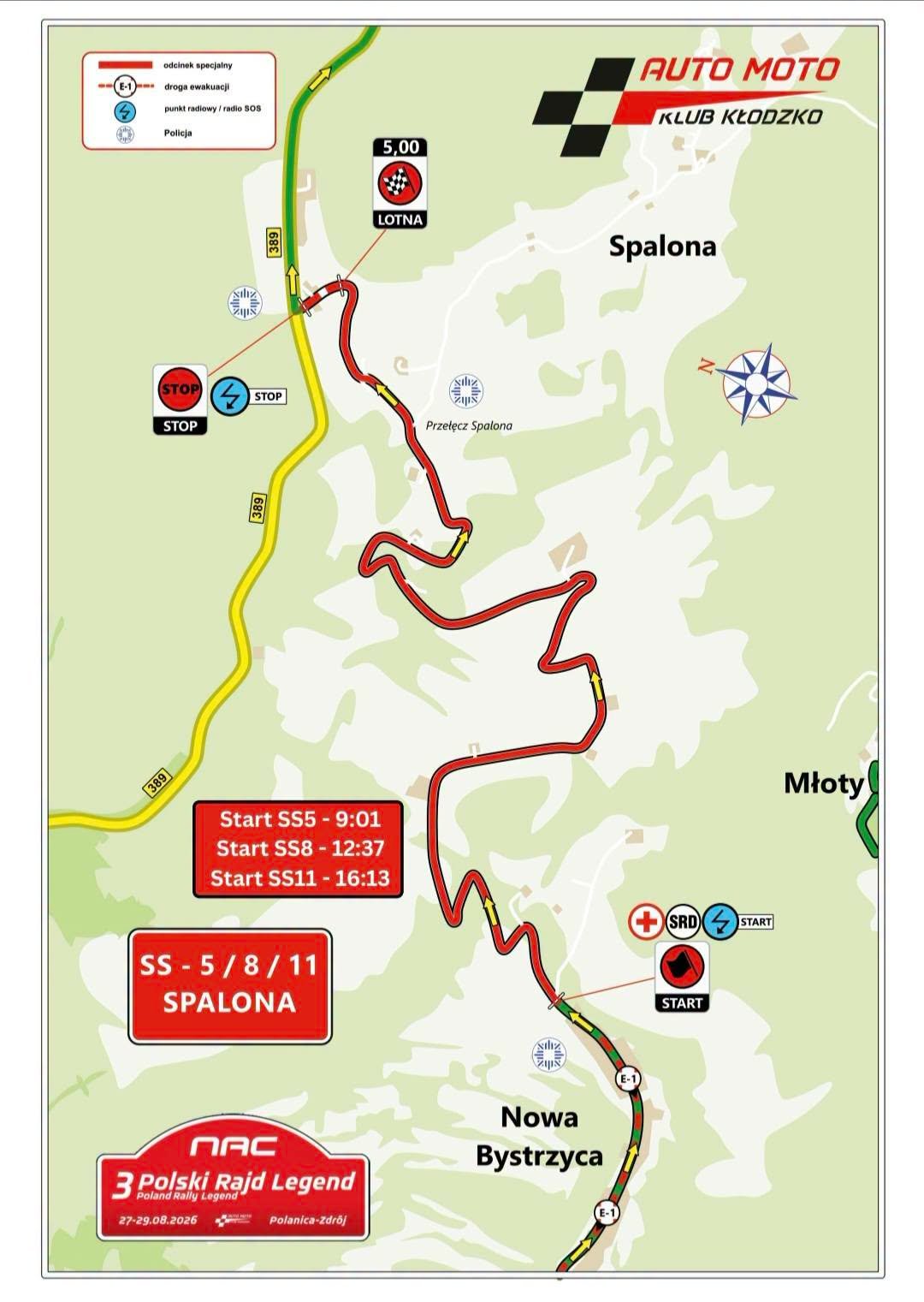 Karte WP Spalona